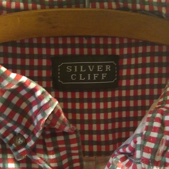 Men's XL Silver Cliff button down - Picture 2 of 4